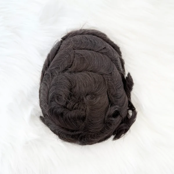 Scallop Front Durable Skin Hair Replacement Supplier - 图片 10