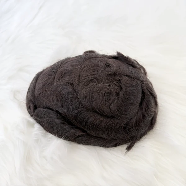 Scallop Front Durable Skin Hair Replacement Supplier - 图片 11