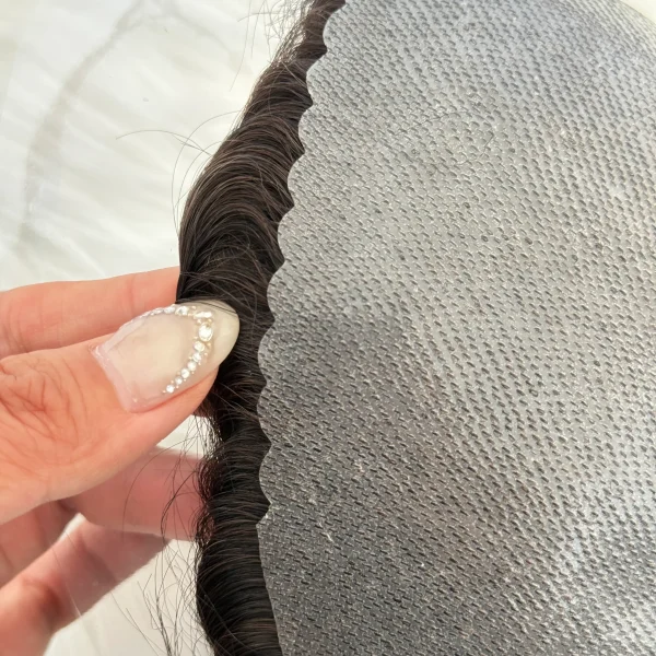 Scallop Front Durable Skin Hair Replacement Supplier - 图片 7